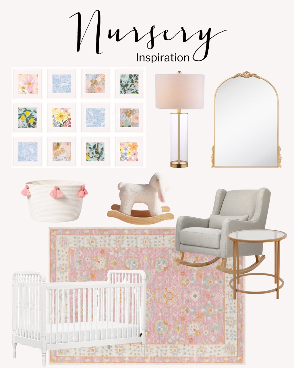 nursery mood board